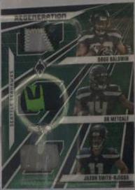 Doug Baldwin, DK Metcalf, Jaxon Smith Njigba [Green] #REG-1