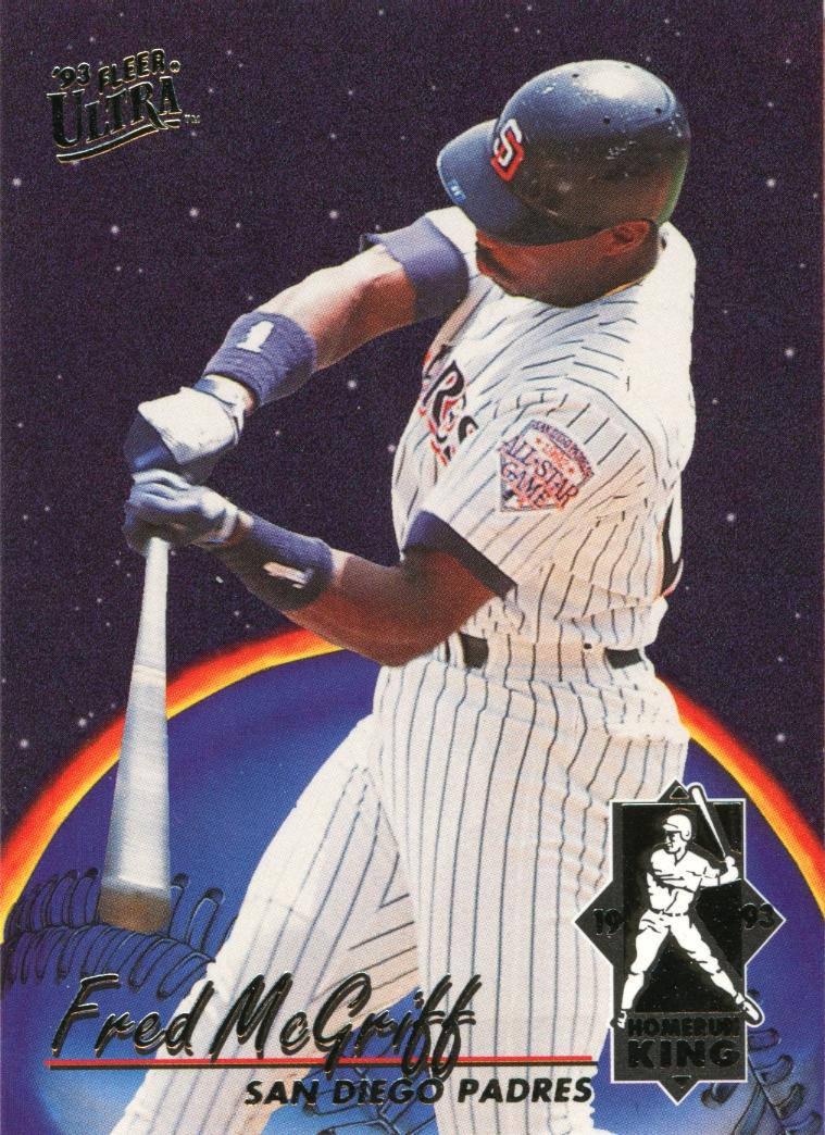 Fred McGriff #4 Baseball Cards 1993 Ultra Home Run Kings