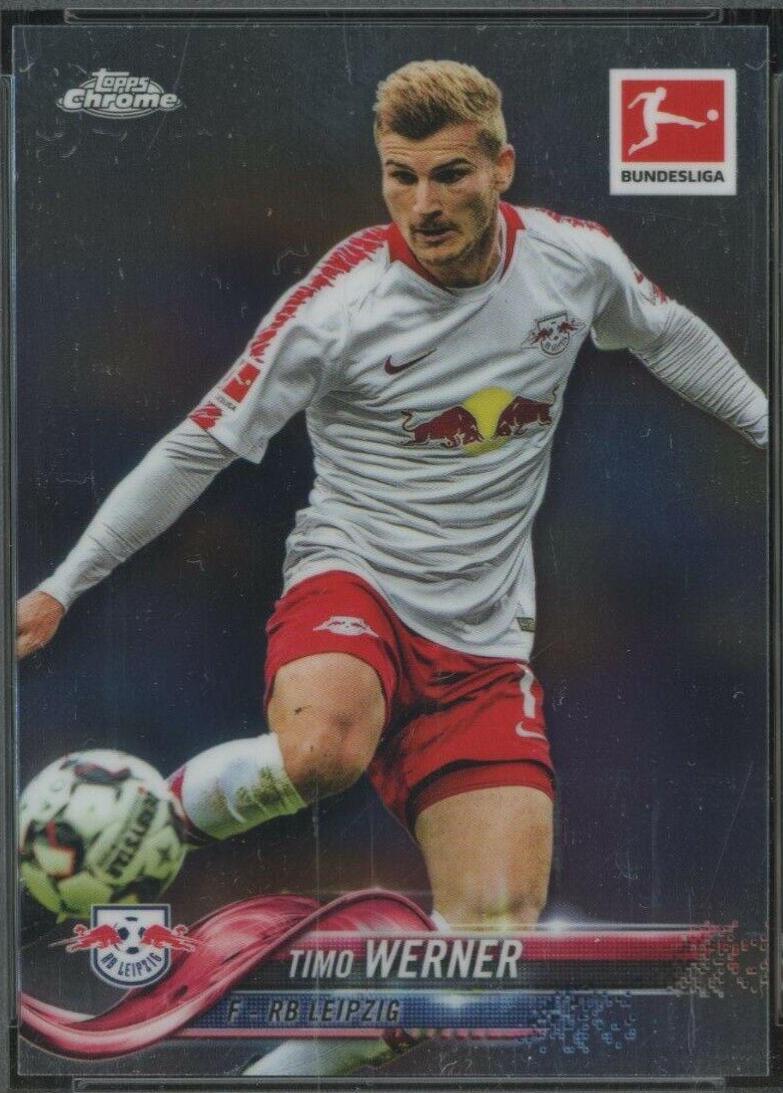 Timo Werner #25 Soccer Cards 2018 Topps Chrome Bundesliga