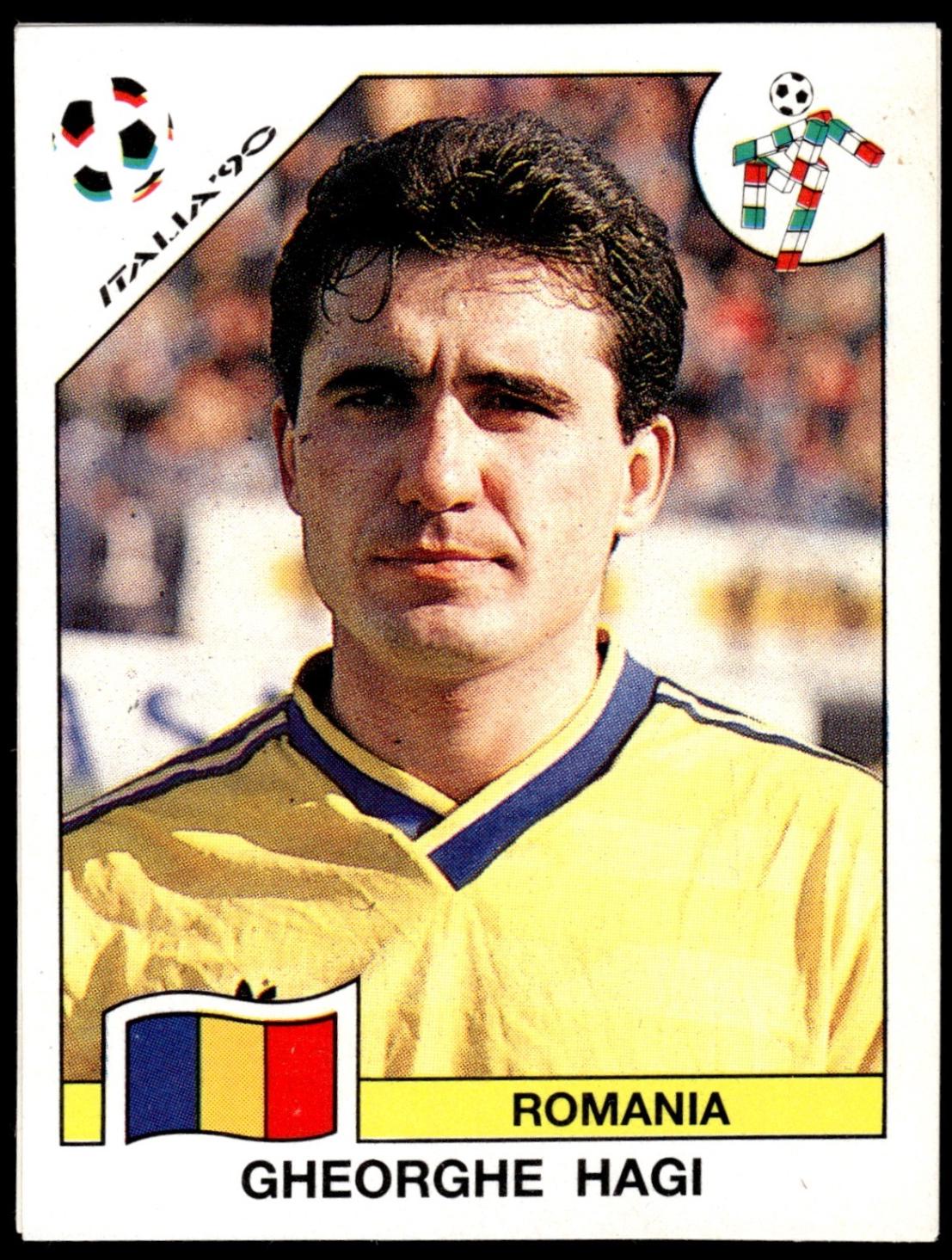 Gheorghe Hagi #167 1990 Panini FIFA World Cup Italia