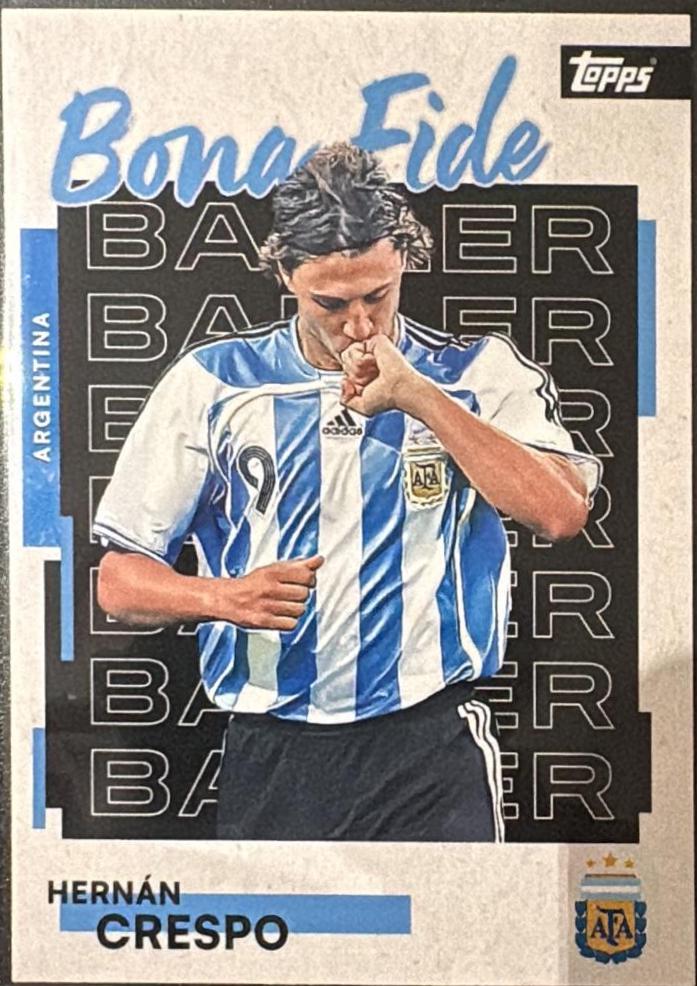 Hernan Crespo #25 2026 Topps Argentina Team Set Soccer