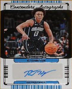 RJ Hampton #CA-RJH 2022-23 Panini Contenders Basketball Contenders Autographs