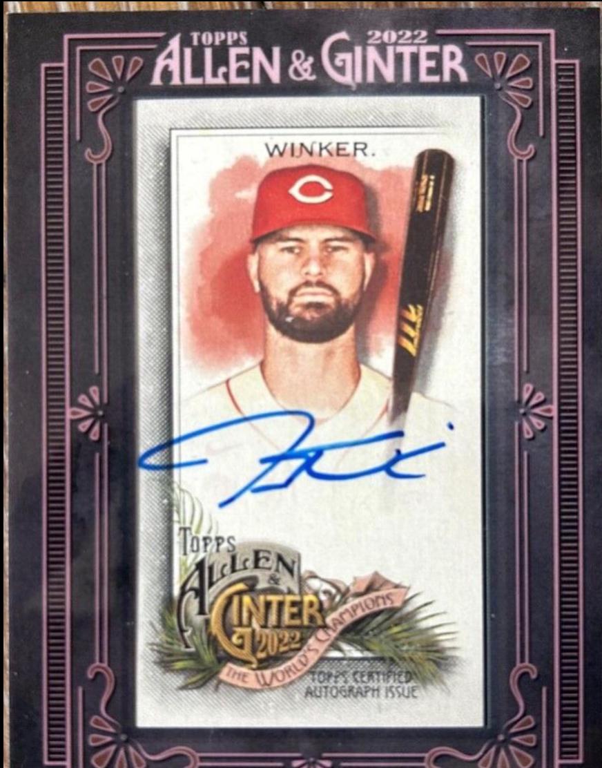 Jesse Winker [Black Frame] #MA-JW