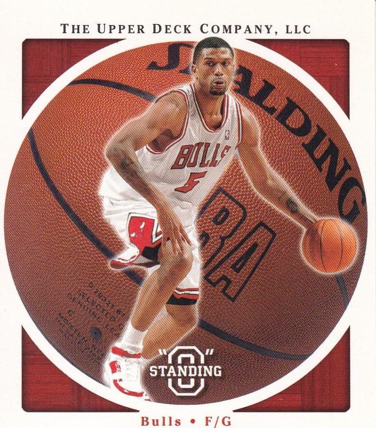 Jalen Rose #7 Basketball Cards 2003 Upper Deck Standing O
