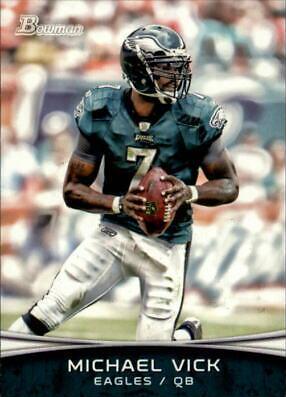 Michael Vick #4 Football Cards 2012 Bowman