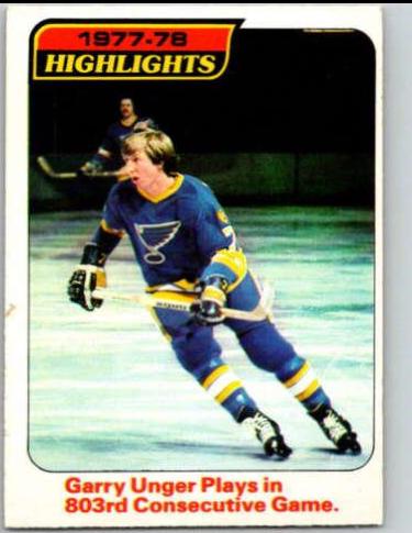 Garry Unger #5 Hockey Cards 1978 O-Pee-Chee