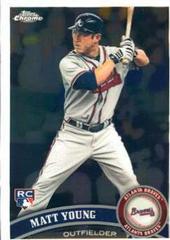Matt Young #185 Baseball Cards 2011 Topps Chrome Prices