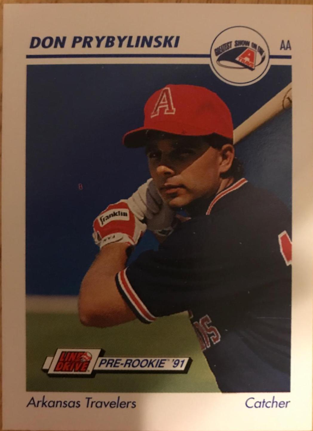 Don Prybylinski #43 Baseball Cards 1991 Impel Line Drive Pre Rookie AA