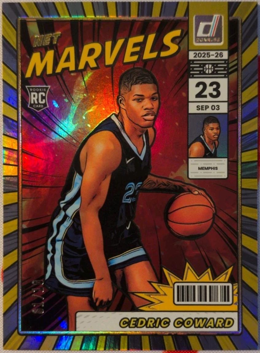 Cedric Coward [Gold] #19 Prices | 2025 Panini Donruss Net Marvels