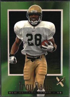 Troy Davis #18 Football Cards 1997 Skybox E X2000
