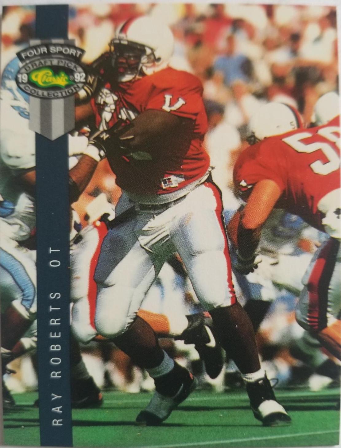 Ray Robert's #85 Football Cards 1992 Classic 4 Sport