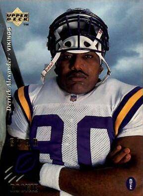 Derrick Alexander #11 Football Cards 1995 Upper Deck