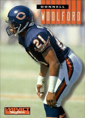 Donnell Woolford #40 Football Cards 1994 Skybox Impact