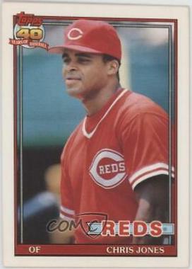Chris Jones #65T Baseball Cards 1991 Topps Traded