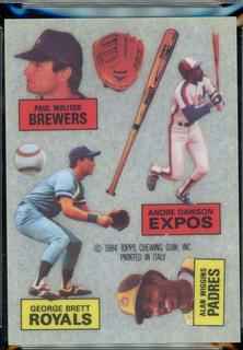 A. Dawson, A. Wiggins, G. Brett, P. Molitor