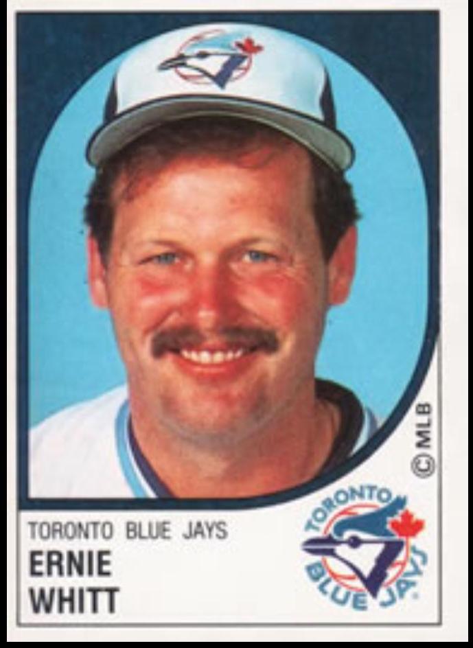 Ernie Whitt #216 Baseball Cards 1988 Panini Stickers