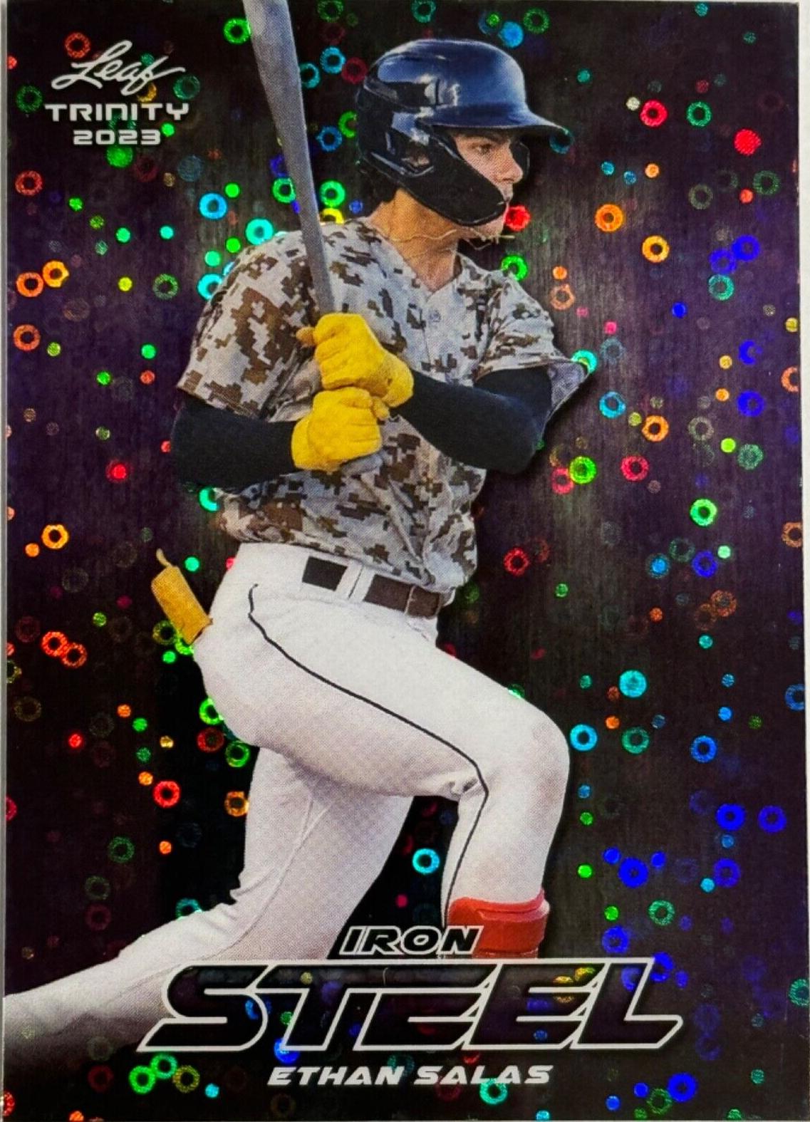 Ethan Salas #S-23 2023 Leaf Trinity Steel Baseball