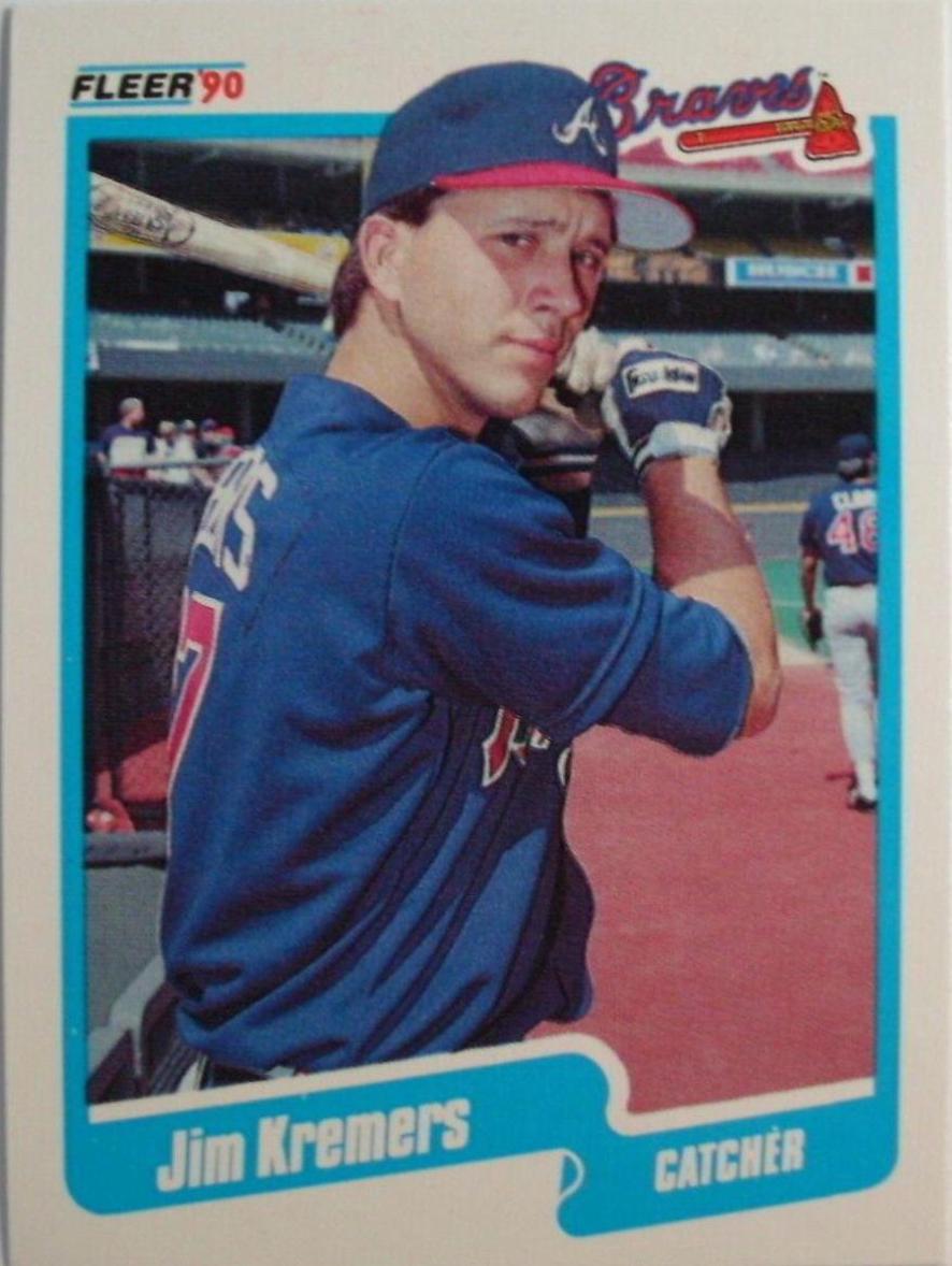 Jim Kremers #U-4 Baseball Cards 1990 Fleer Update
