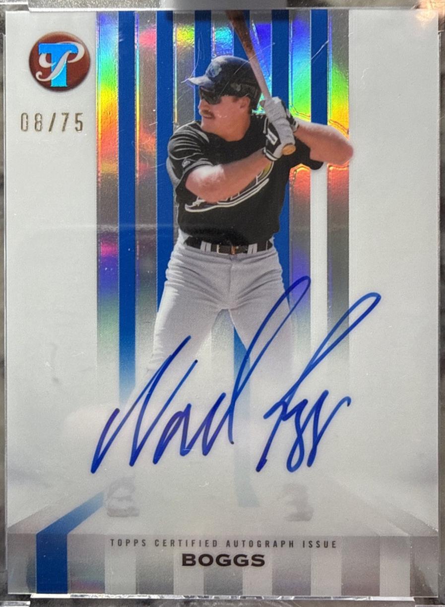 Wade Boggs #SS-WB 2026 Topps Pristine Baseball Spotless Signatures
