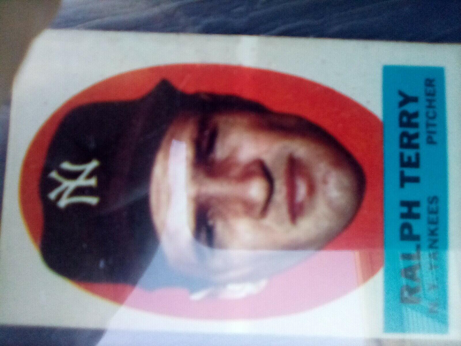 Ralph Terry Baseball Cards 1963 Topps Peel Offs