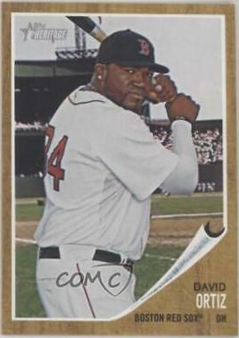 David Ortiz #3 Baseball Cards 2011 Topps Heritage