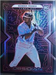 Wander Franco [Red] #3 Baseball Cards 2022 Panini Chronicles Obsidian Prices