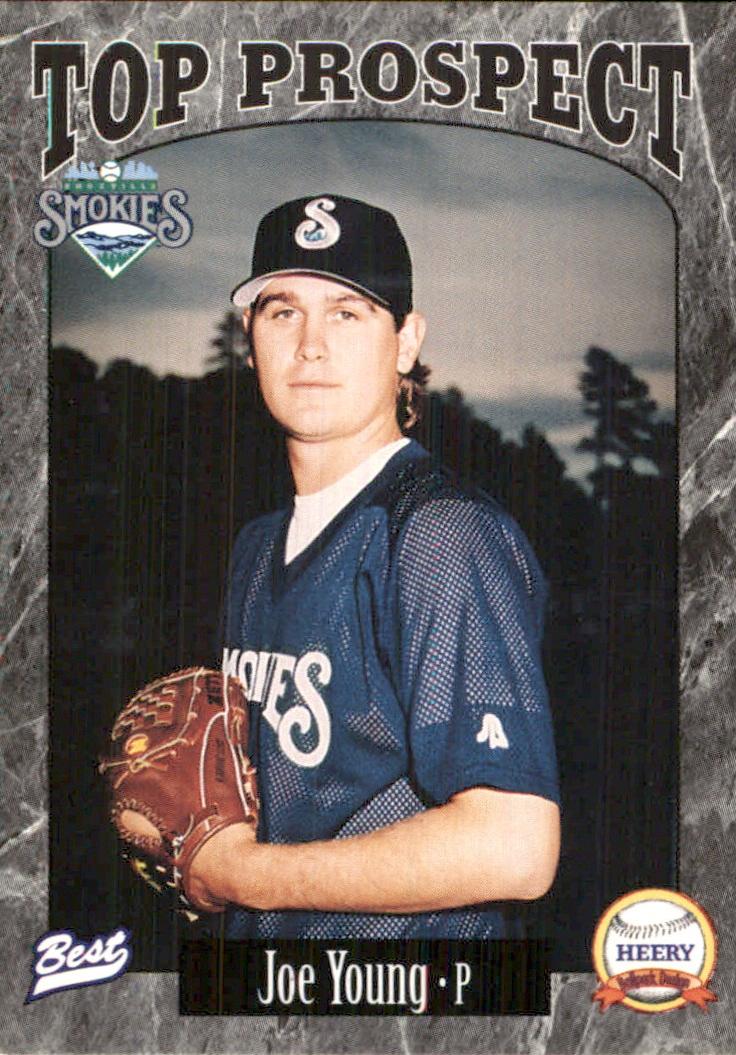 Joe Young #21 Baseball Cards 1997 Best Southern League Top Prospects