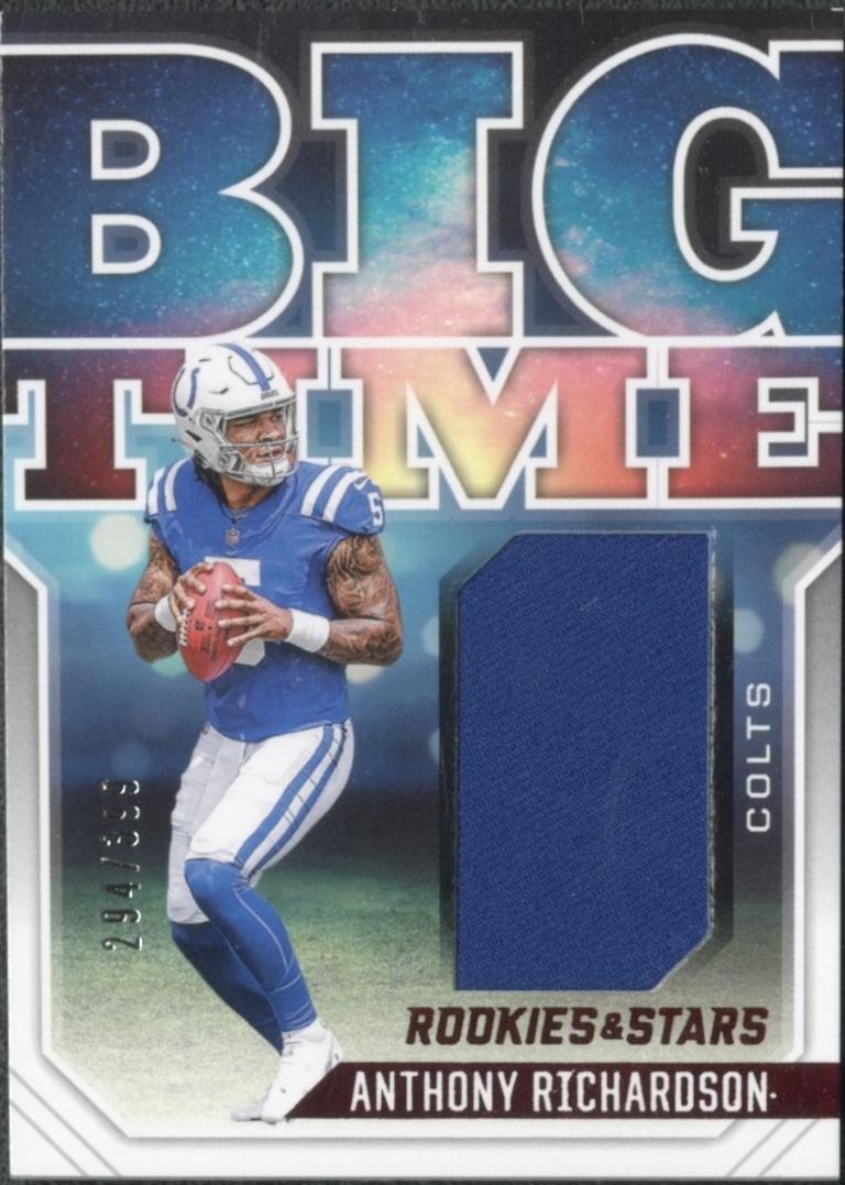Anthony Richardson #BT-AR Football Cards 2023 Panini Rookies & Stars Big Time