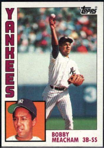 Bobby Meacham #204 Baseball Cards 1984 Topps