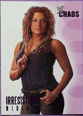 Nidia #75 Wrestling Cards 2004 Fleer WWE Chaos