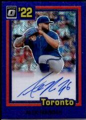 Alek Manoah [Blue Mojo] #81S-AM Baseball Cards 2022 Panini Donruss Optic Retro 1981 Signatures Prices