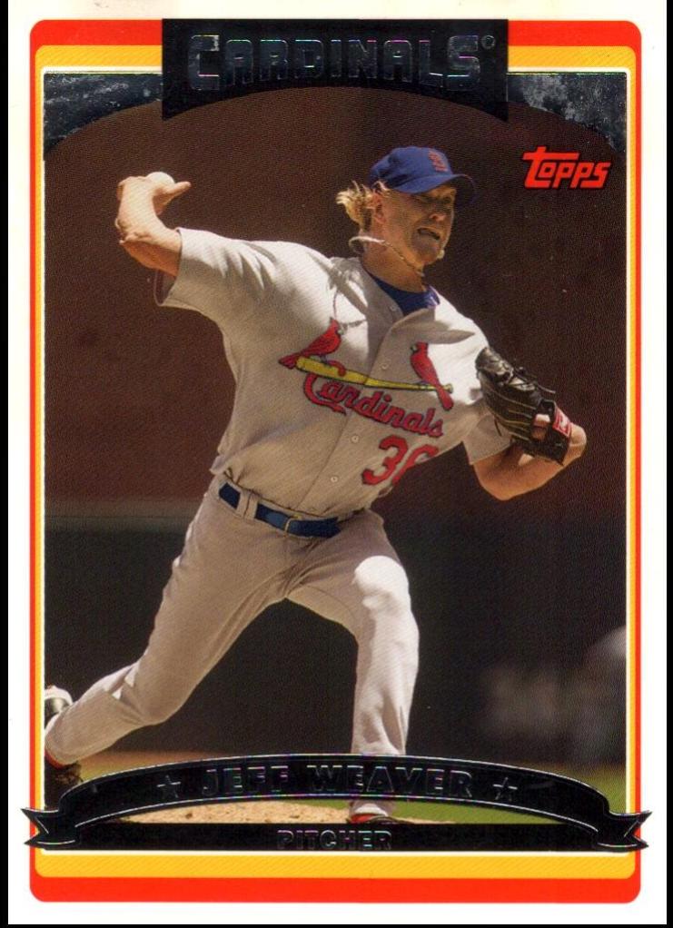 Jeff Weaver #UH10 Baseball Cards 2006 Topps Updates & Highlights