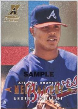 Andruw Jones #3 Baseball Cards 1997 Pinnacle X Press Melting Pot