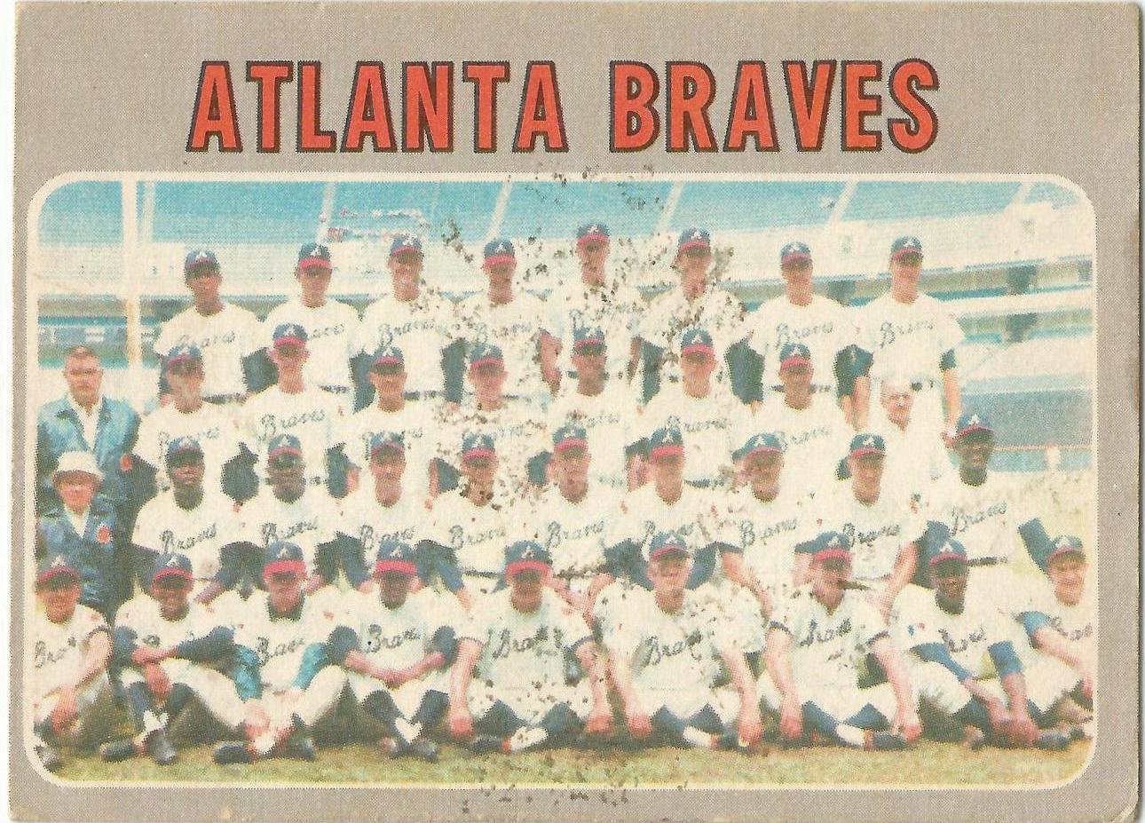 Braves Team #472 1970 O Pee Chee Baseball
