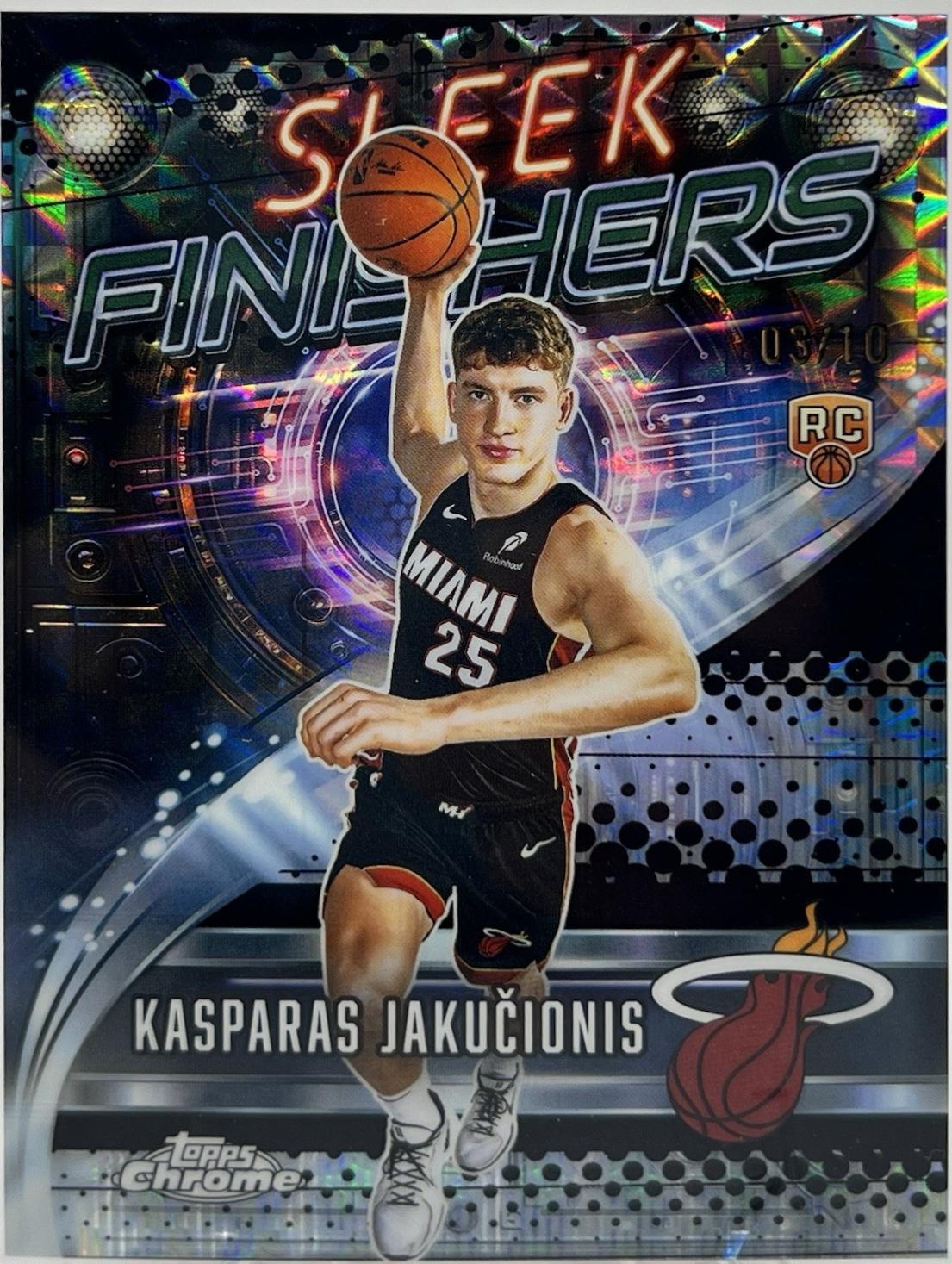 Kasparas Jakucionis [Refractor Black Geometric] #SF-30