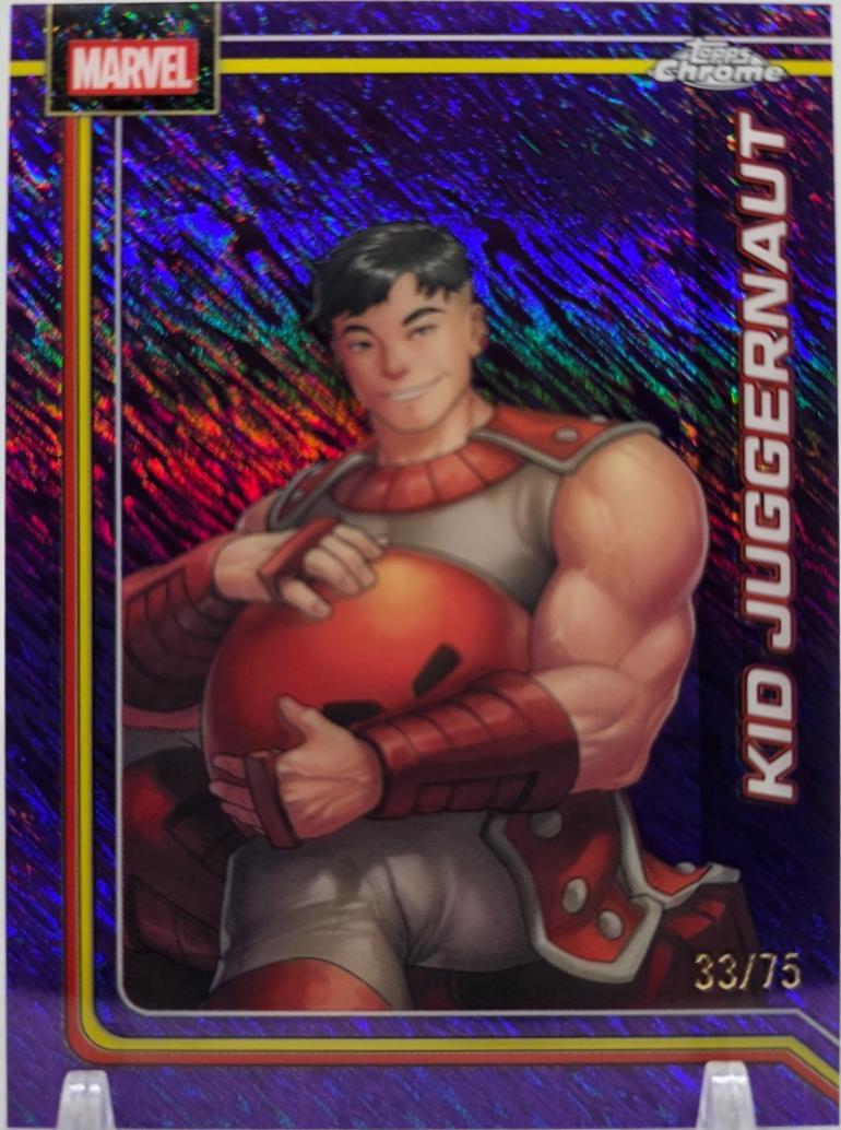 Kid Juggernaut Purple Shimmer Refractor