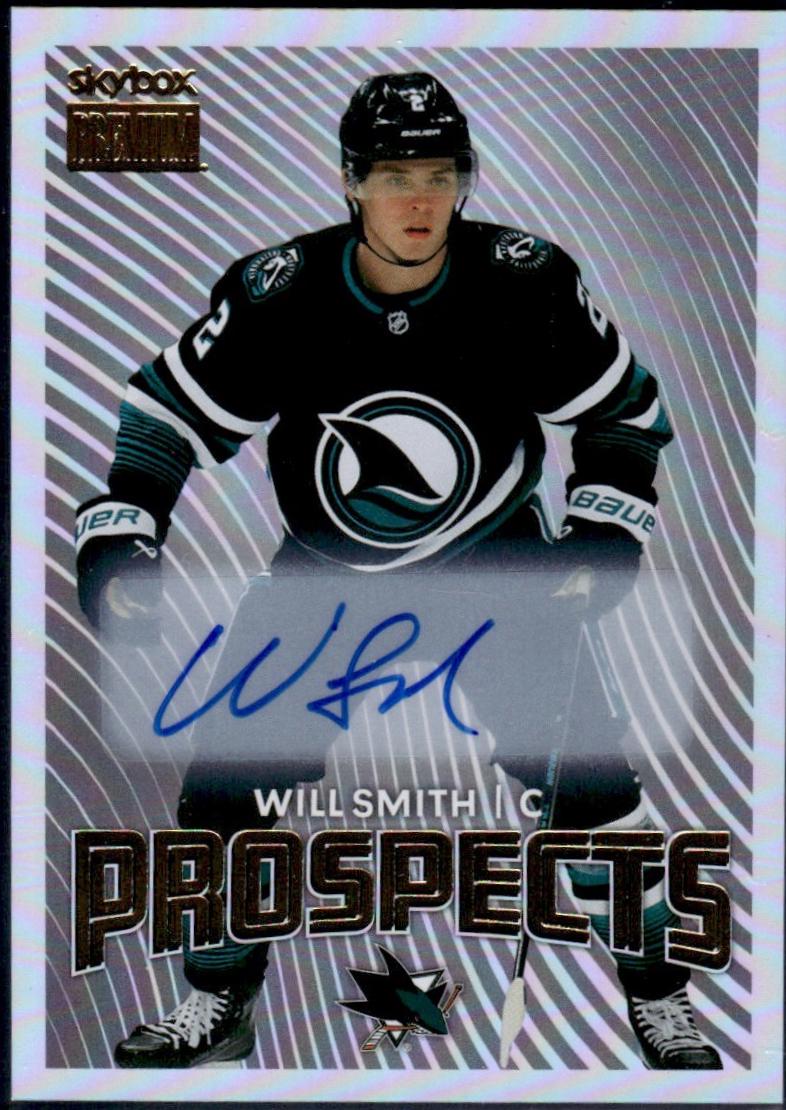 Will Smith #PP-10 Hockey Cards 2024 SkyBox Metal Universe Premium Prospects Autograph
