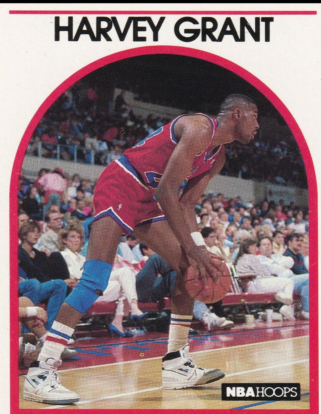 Harvey Grant #67 Basketball Cards 1989 Hoops
