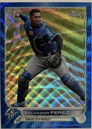 Salvador Perez [Blue Wave Refractor] #50