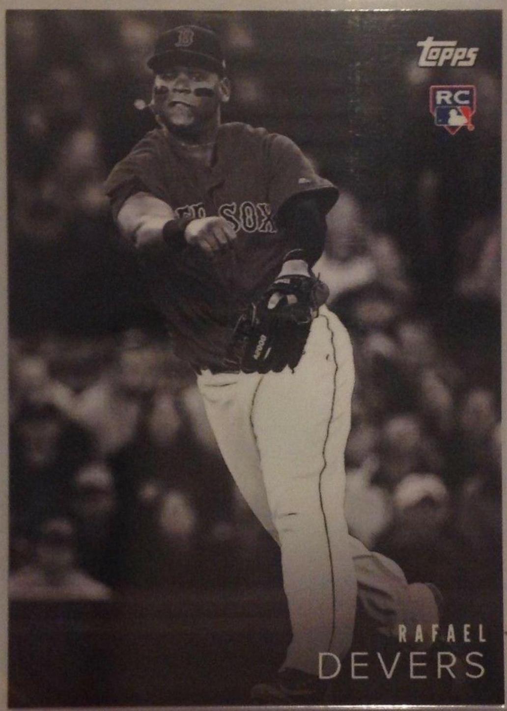 Rafael Devers #22 Baseball Cards 2018 Topps on Demand Black & White