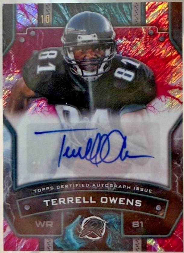 Terrell Owens [Pink Static] #RS-TO