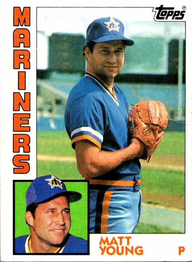 Matt Young #235 Baseball Cards 1984 Topps