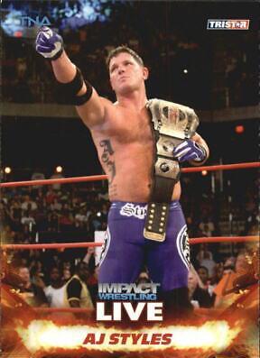 AJ Styles #8 Wrestling Cards 2013 TriStar TNA Impact Live