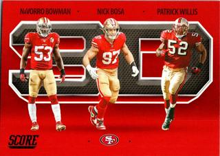 Navorro Bowman, Nick Bosa, Patrick Willis