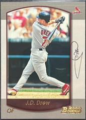 JD Drew #93 Baseball Cards 2000 Bowman