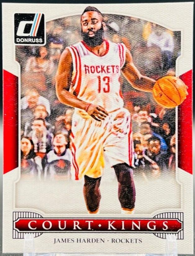 James Harden #3 Basketball Cards 2014 Panini Donruss Court Kings