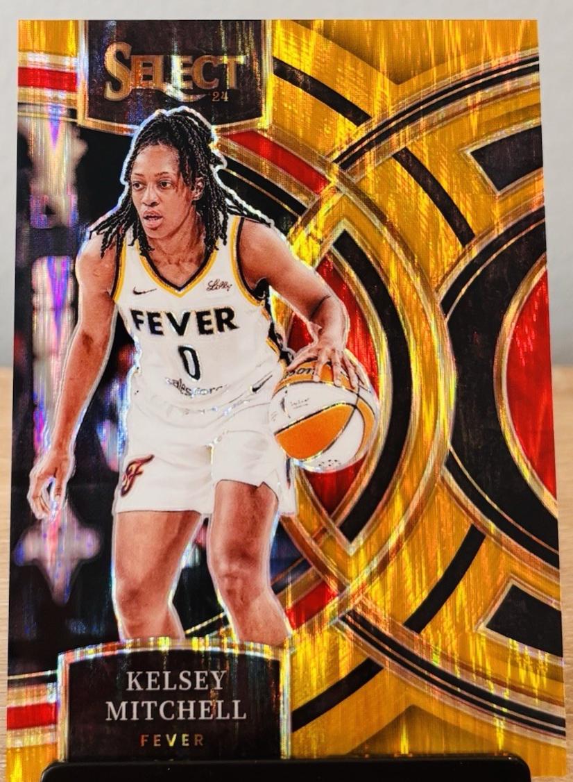 Kelsey Mitchell [Gold Flash Prizm] #118