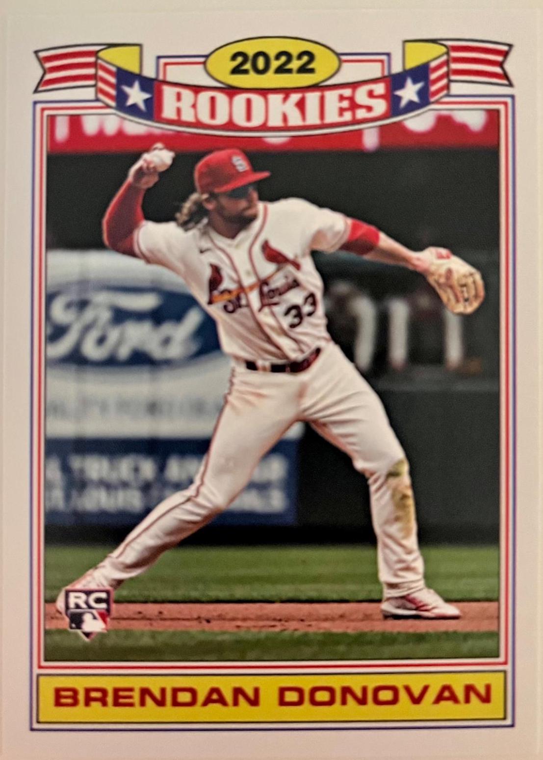 Brendan Donovan #156 Baseball Cards 2022 Topps Throwback Thursday