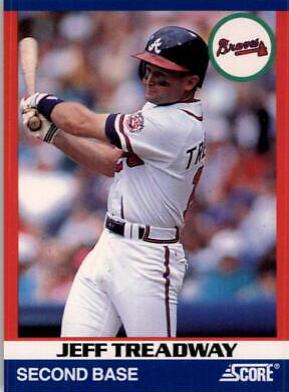 Jeff Treadway #31 Baseball Cards 1991 Score Superstars