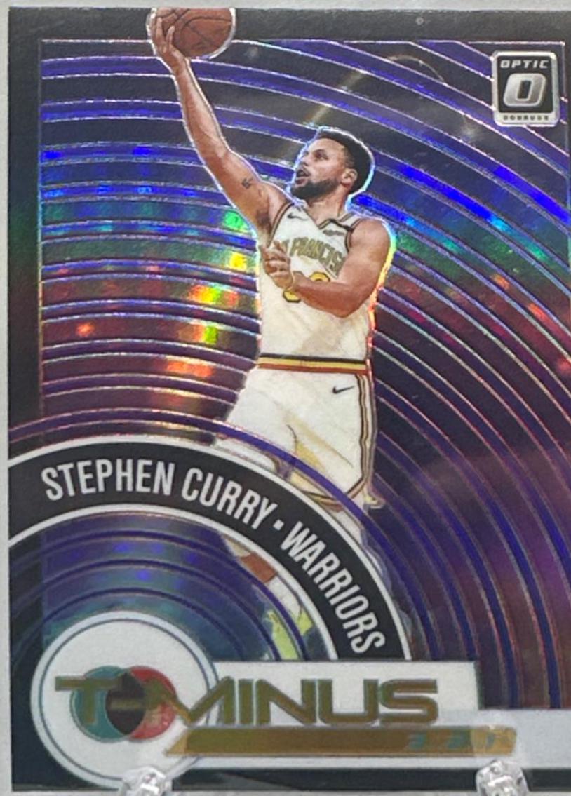 Stephen Curry #1 Basketball Cards 2020 Panini Donruss Optic T Minus 3 2 1